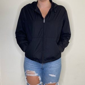 Black Nike Rain-Coat